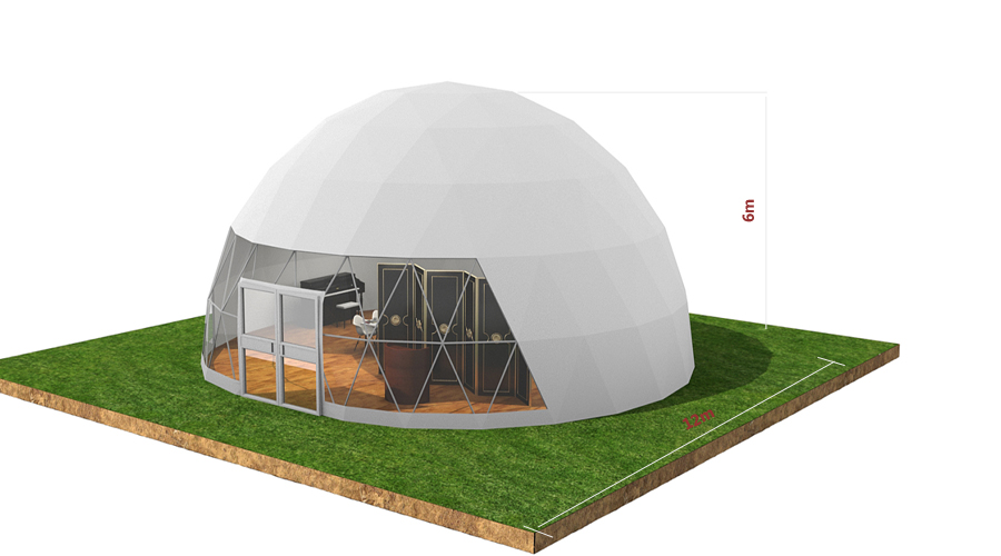 Geodesic dome tent outdoor dome house multi-size customizable