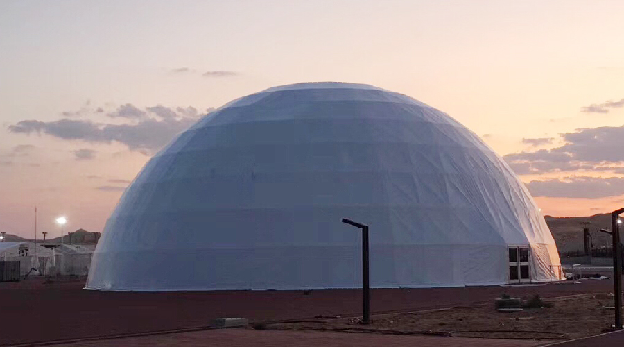 25m diameter igloo screen protector trade show dome tent
