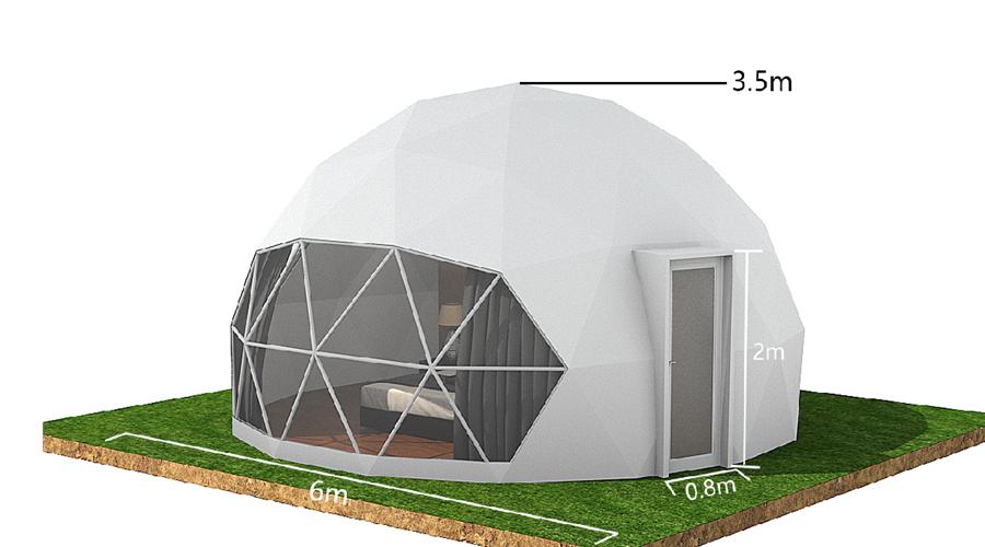 factory price PVC luxury dome tent for camping